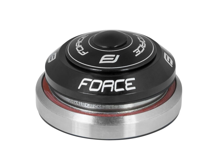 FORCE hlavové zloženie TAPER 1 1/8" -1 1/2" 36 °, integrované, čierne FORCE hlavové zloženie TAPER 1 1/8" -1 1/2" 36 °, integrované, čierne