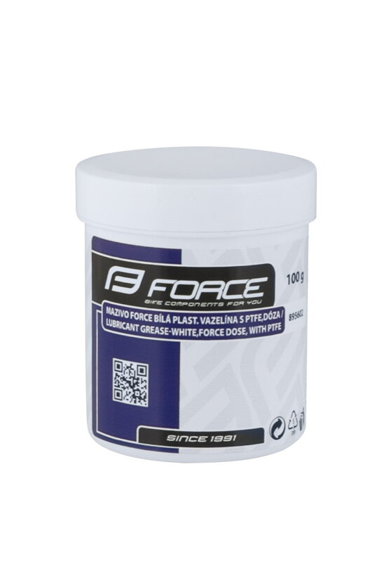 FORCE mazivo biela plastická vazelína s PTFE, dóza 100g FORCE mazivo biela plastická vazelína s PTFE, dóza 100g