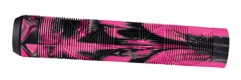 FORCE gripy BMX145 gumové, čierno-ružové, balené