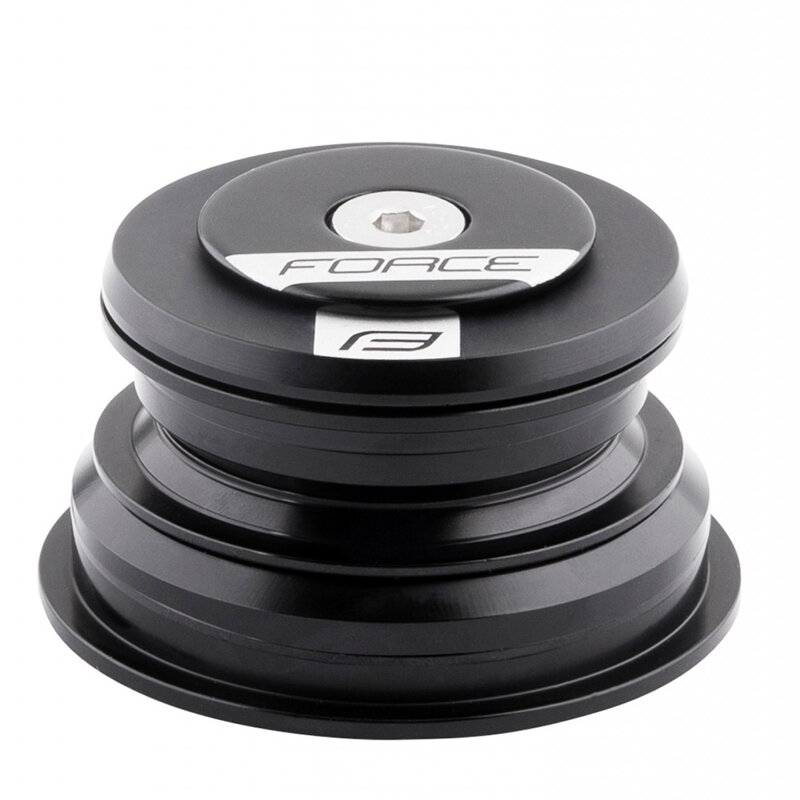 FORCE hlavové zloženie TAPER 1 1/8" -1 1/2", polointegrované, 56mm, čierne FORCE hlavové zloženie TAPER 1 1/8" -1 1/2", polointegrované, 56mm, čierne