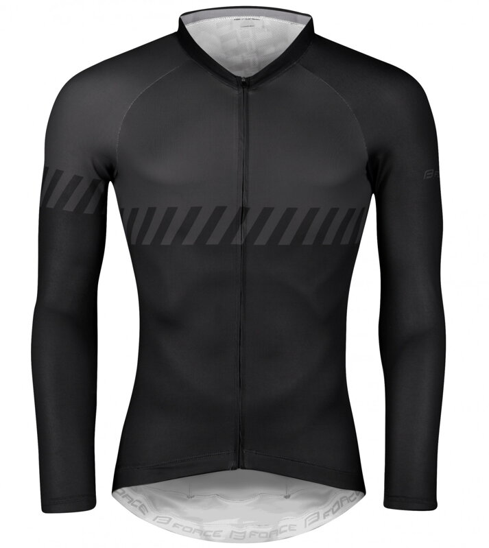 FORCE dres FASHION, dlhý rukáv, čierno-šedý FORCE dres FASHION, dlhý rukáv, čierno-šedý