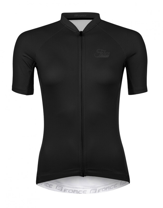 FORCE dres PURE dámsky krátky rukáv, čierny FORCE dres PURE dámsky krátky rukáv, čierny