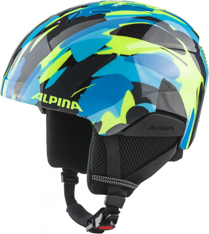 ALPINA Detská lyžiarska prilba PIZI neon-blue green ALPINA Detská lyžiarska prilba PIZI neon-blue green