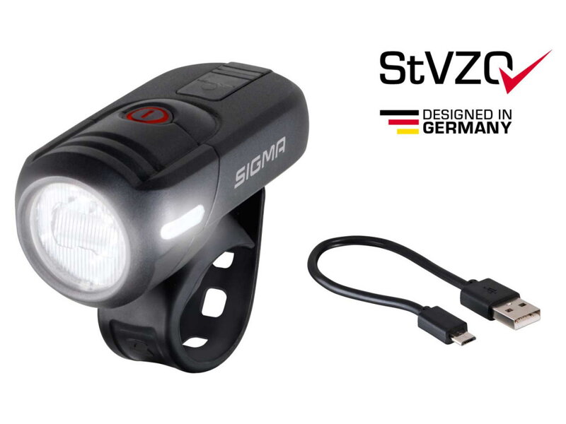 SIGMA Svetlo predné AURA 45 USB 45 Lux SIGMA Svetlo predné AURA 45 USB 45 Lux