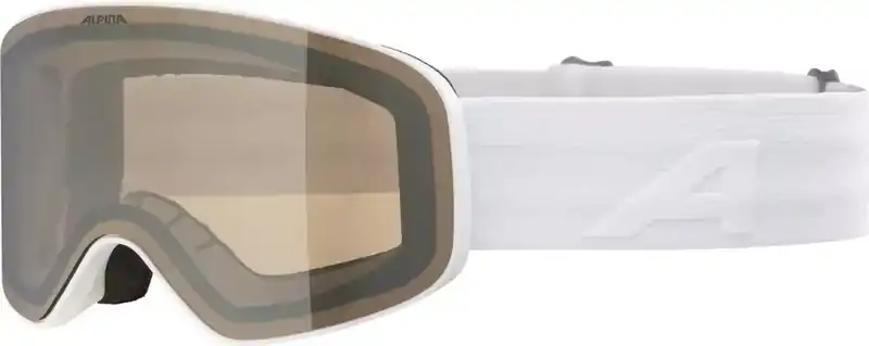 ALPINA Lyžiarske okuliare detské FERNIE Q-LITE white matt/mirror gold ALPINA Lyžiarske okuliare detské FERNIE Q-LITE white matt/mirror gold