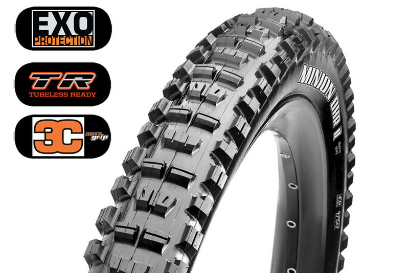 Maxxis plášť Minion DHR II 29x2.4 WT EXO TR 3C Maxx Grip, kevlar Maxxis plášť Minion DHR II 29x2.4 WT EXO TR 3C Maxx Grip, kevlar