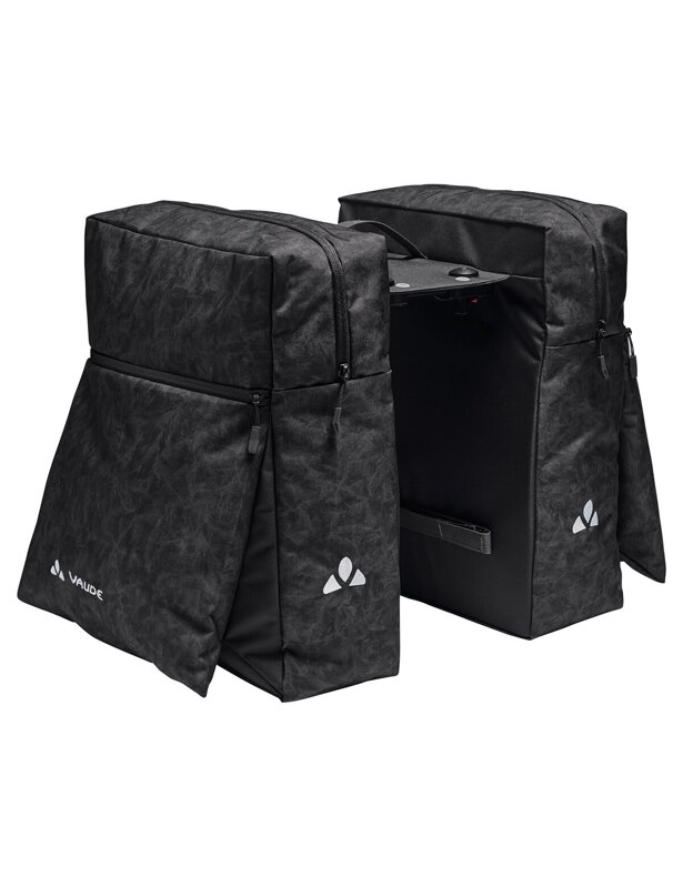 Vaude dvojitá taška na nosič TwinZipper (UniKlip 2), black Vaude dvojitá taška na nosič TwinZipper (UniKlip 2), black