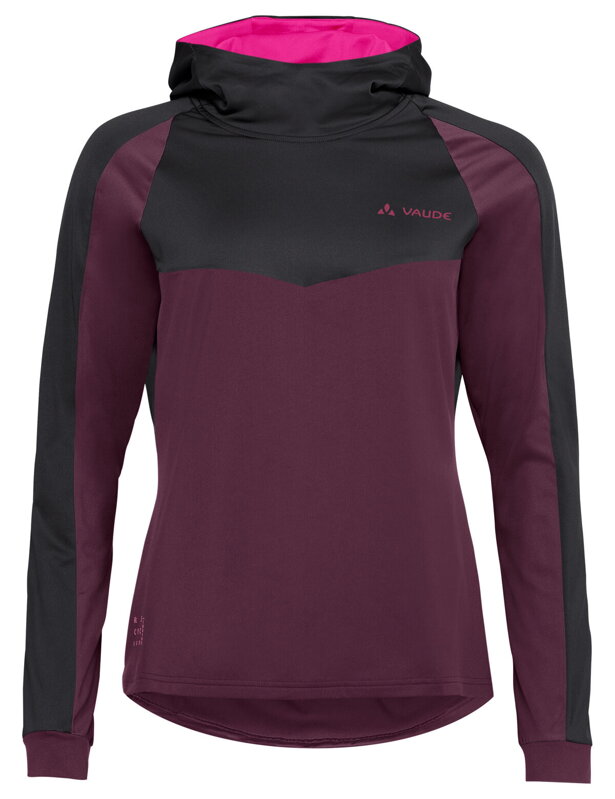 Vaude cyklistický dres Qimsa LS Shirt II, dámsky, cassis Vaude cyklistický dres Qimsa LS Shirt II, dámsky, cassis