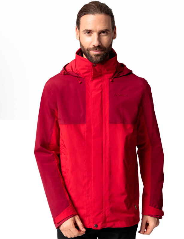 Vaude bunda Rosemoor 3in1, pánska, red Vaude bunda Rosemoor 3in1, pánska, red