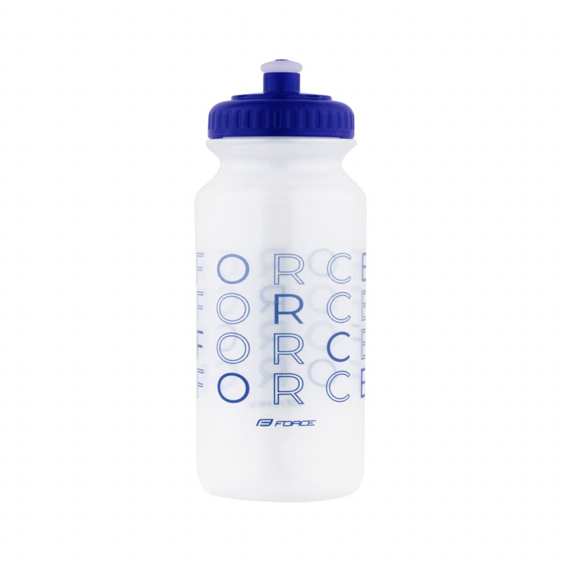 Force fľaša ENJOY 0,5 l, transparentná-modrá