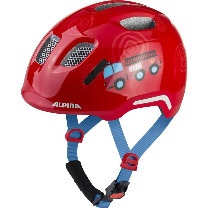 ALPINA cyklistická Junior prilba XIMO 2 FLASH , fire fighter gloss