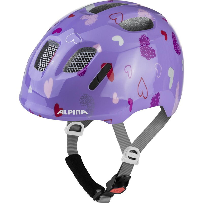 ALPINA cyklistická Junior prilba XIMO 2 , purple hearts gloss
