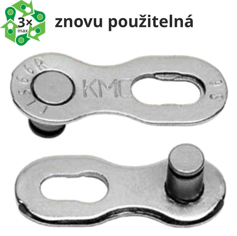KMC Spájací článok na 9sp. reťaz - balenie 5 ks, cena za balenie KMC Spájací článok na 9sp. reťaz - balenie 5 ks, cena za balenie