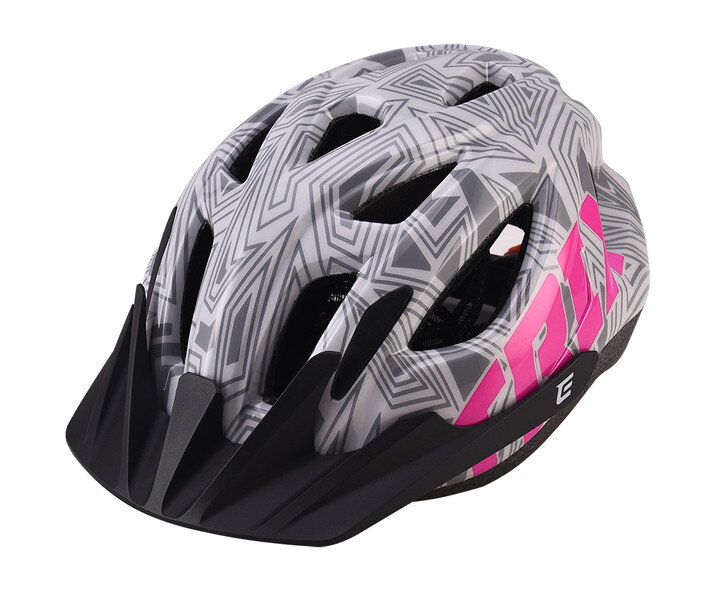 EXTEND prilba Extend TRIX labirint light grey XS/S (48-52 cm), shine