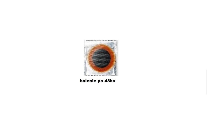 Extend záplata na opravu duší s priemerom 25 mm balenie po (48ks)