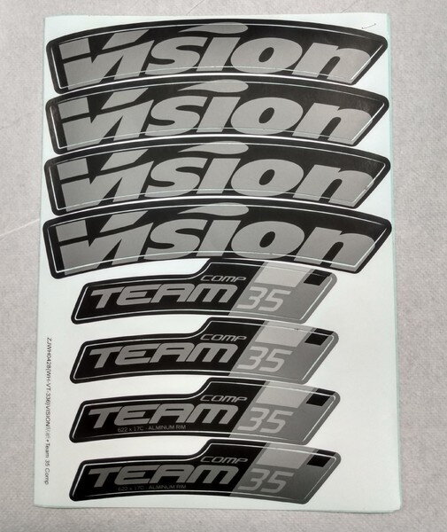 VISION ráfikové samolepky TEAM 35 COMP RB CH (1bk) ZJWH0428