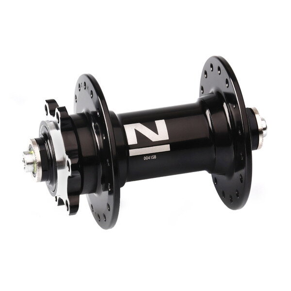 Novatec náboj D041SB, predný, 36-dierový, čierny (N-logo)