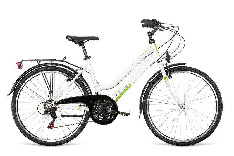 DEMA bicykel MODET ORION LADY white-green 18"