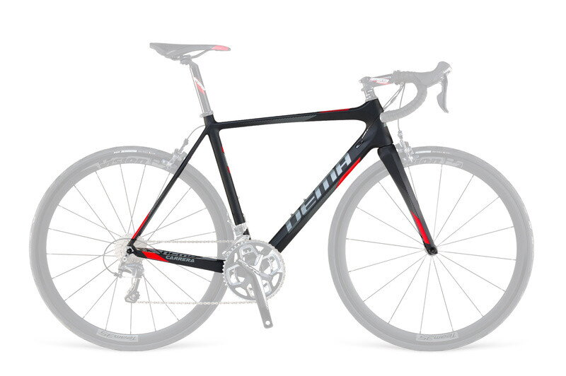 RAM-Dema CARRERA 9.0 black-red 540 mm s vidlicou