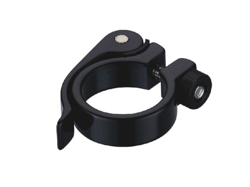 QT Cycle Tech podsedlová objímka 28.6 mm s RU páčkou, čierna