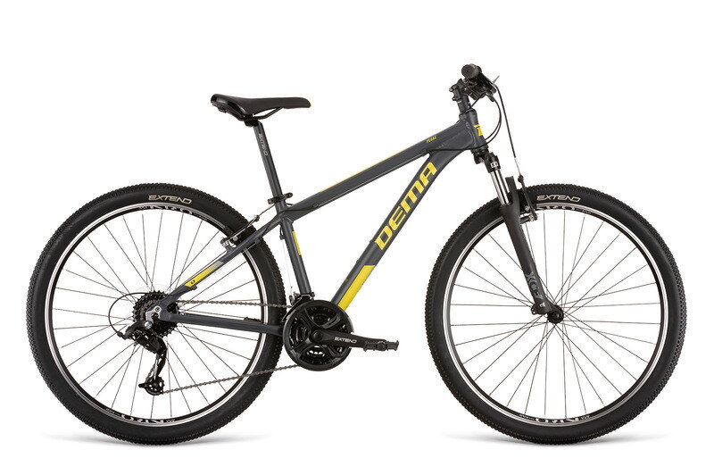 DEMA bicykel PEGAS 1 dark gray-lime