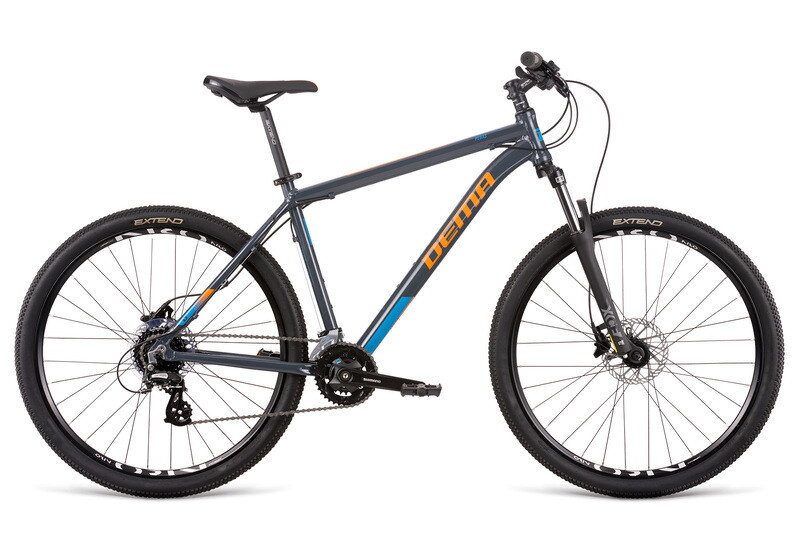 DEMA bicykel PEGAS 3 dark gray-orange 19'