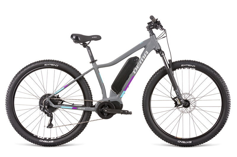 DEMA bicykel OMEGA 29' dark gray-violet SM/17,5'