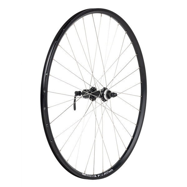 DEMA koleso MTB Disc 27,5" čierne zadné kazetové s QR, Center-lock