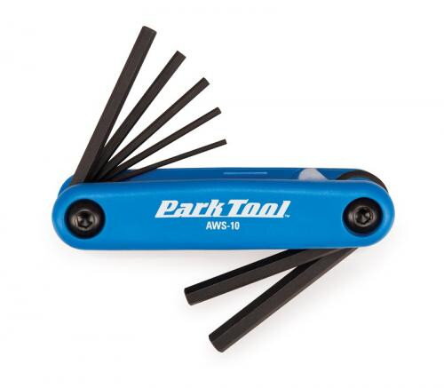 Park Tool Sada imbusových kľúčov v noži 7ks PT-AWS-10C- Park Tool Sada imbusových kľúčov v noži 7ks PT-AWS-10C-