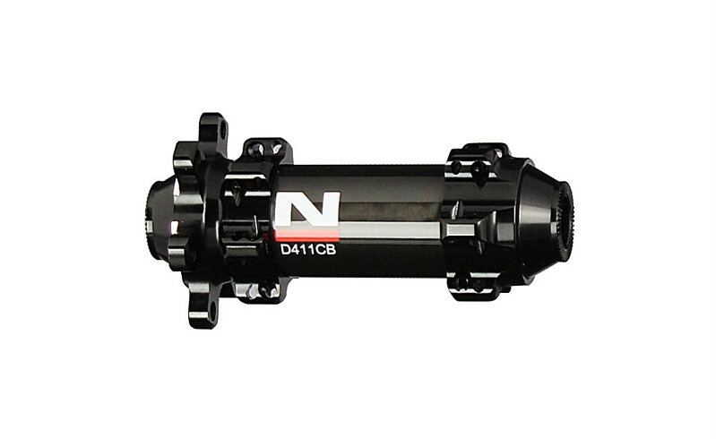 Novatec D411CB-12 predný náboj, 6-dier, 24 dier, Straight pull, 12x100 mm, OEM