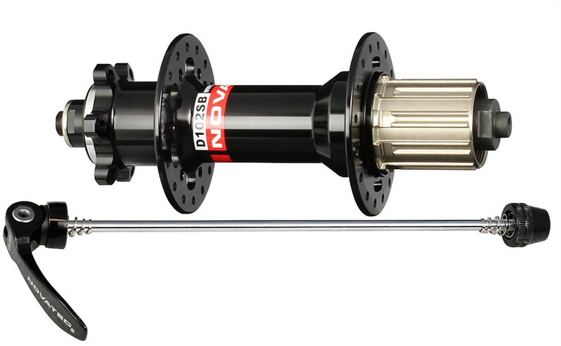 Novatec D102SB-QR-S4S zadný náboj, 6-dier, 32 dier, QR, Shimano HG, OEM Novatec D102SB-QR-S4S zadný náboj, 6-dier, 32 dier, QR, Shimano HG, OEM