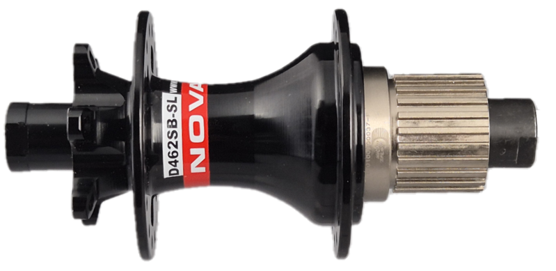 Novatec D462SB-SL-X12-S3S-MS zadný náboj, 32 dier, 12x142 mm, 6 dier orech Shimano Microspline, OEM Novatec D462SB-SL-X12-S3S-MS zadný náboj, 32 dier, 12x142 mm, 6 dier orech Shimano Microspline, OEM