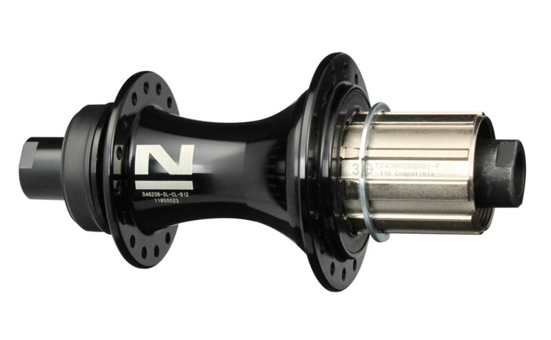 Novatec HBR D462SB-SL-CL-B12-S3S-11S, p.a.blk, 32h, w/o 12x148 T.A., D:44.0, 5xNBK, w/N14 logo,OEM Novatec HBR D462SB-SL-CL-B12-S3S-11S, p.a.blk, 32h, w/o 12x148 T.A., D:44.0, 5xNBK, w/N14 logo,OEM