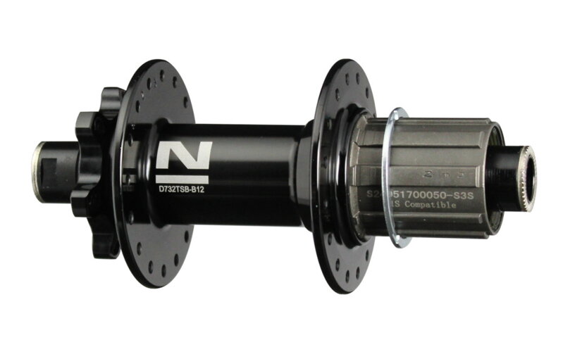Novatec D732TSBT-S3S-B12-11S, zadný náboj, 32 dier, 12x148, Shimano HG, OEM