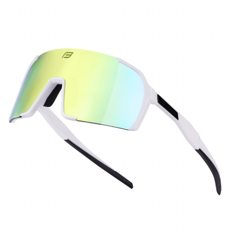 Force okuliare GLARE biele, žlté zrkadl. sklo