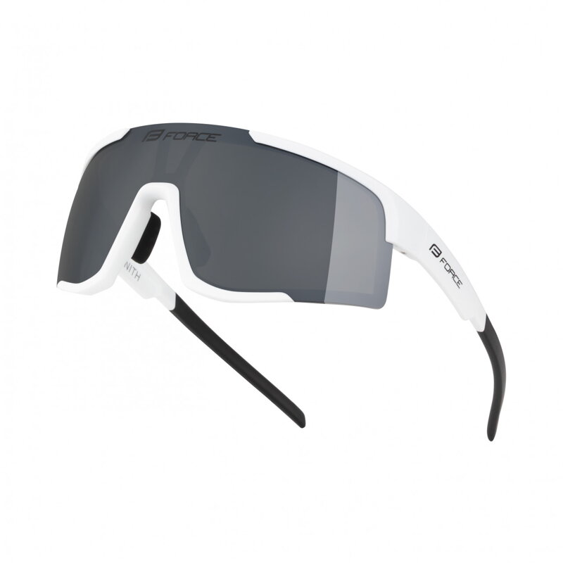 Force okuliare ZENITH biele, čierne zrkadl. sklo