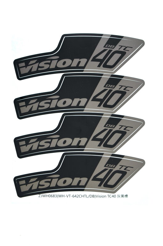 VISION nálepky na ráfik TC 40 DB ZJWH0683 (1set)