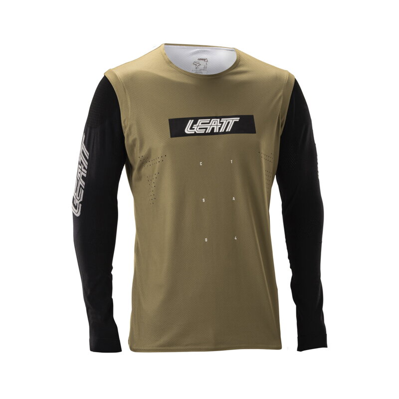 LEATT dres krátky rukáv MTB Gravity 8.0  , Race Brown