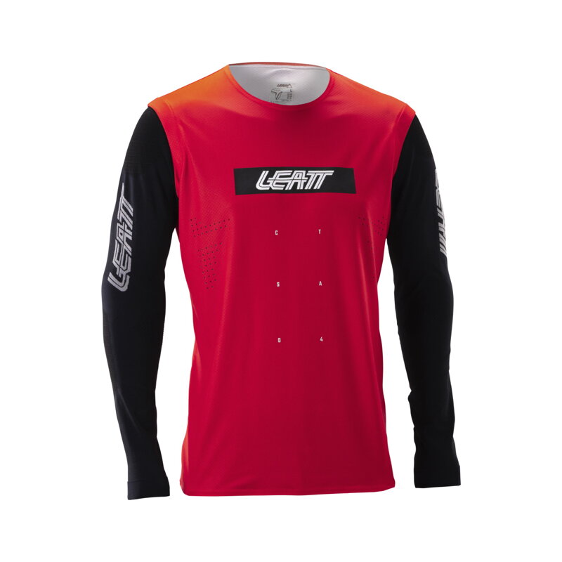 LEATT dres krátky rukáv MTB Gravity 8.0  , Race Red