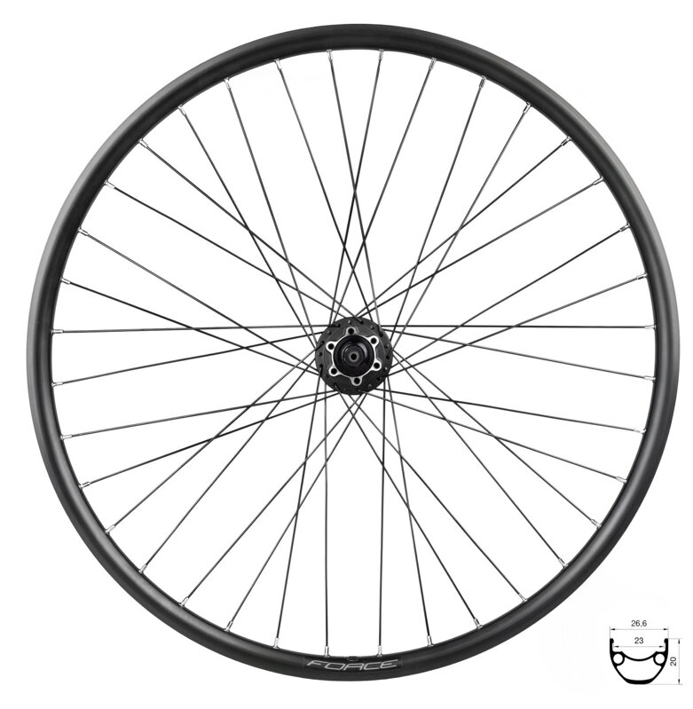 Force koleso zadné XC DISC 559x23 FHM475 6d 36d