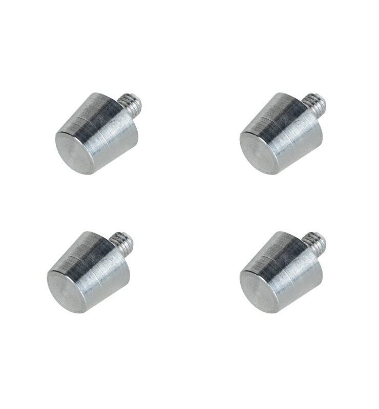 Force hroty na MTB tretry pre model REVOLT, 4ks, strieborné