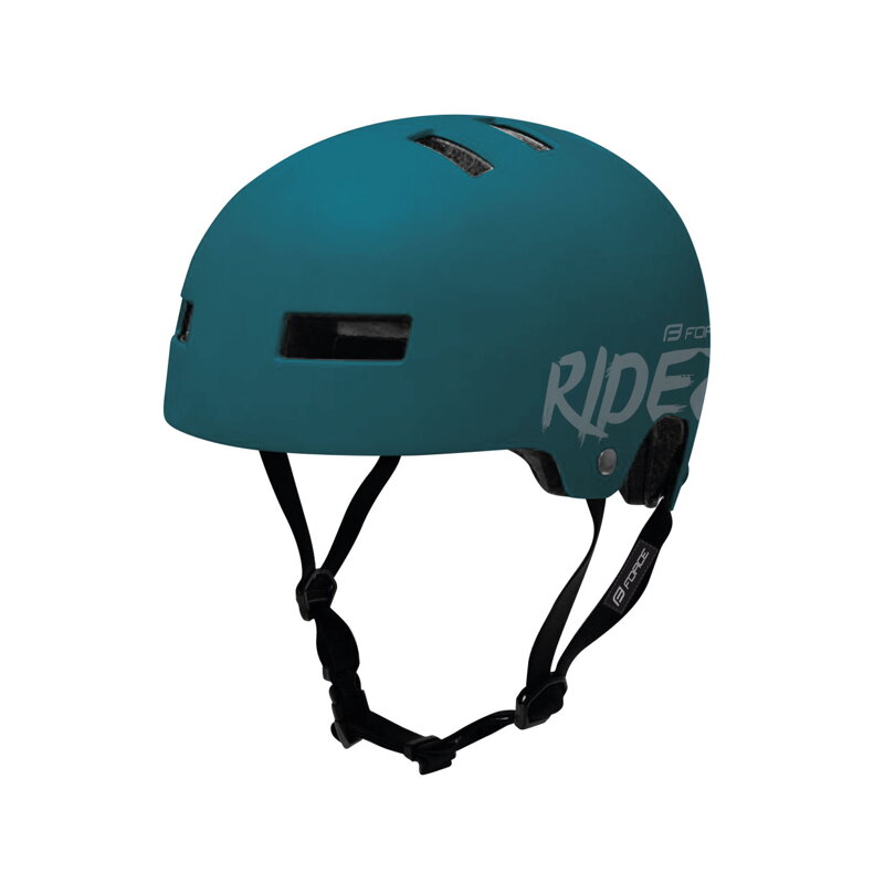 Force prilba RIDEZ BMX, petrolejová matná