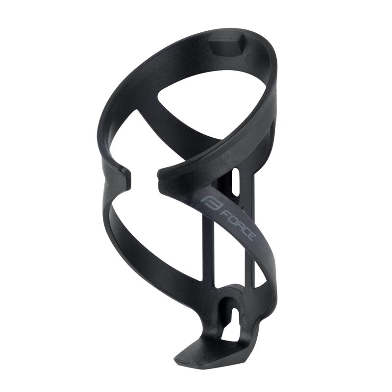 Force košík na fľašu LIVA, plastový, čierno-šedý