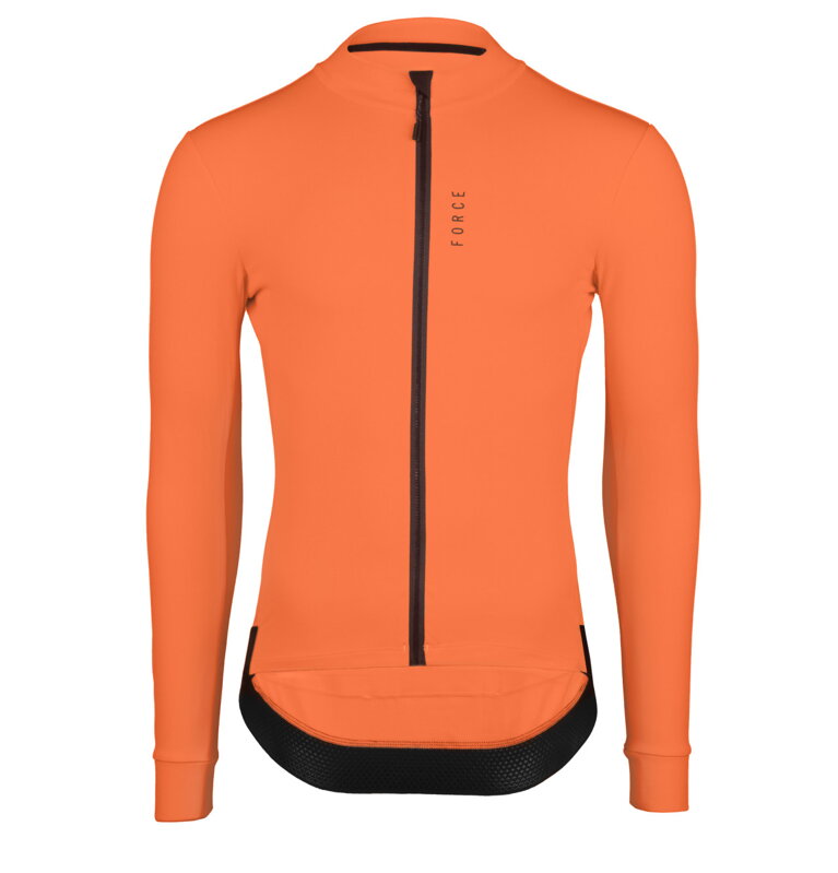 Force dres ENDLESS dlhý rukáv, oranžový