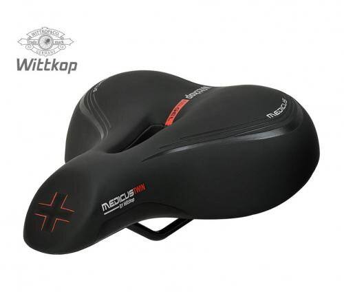 Wittkop Sedlo TWIN Medicus 3.0 Gel City a e-bicykle Wittkop Sedlo TWIN Medicus 3.0 Gel City a e-bicykle
