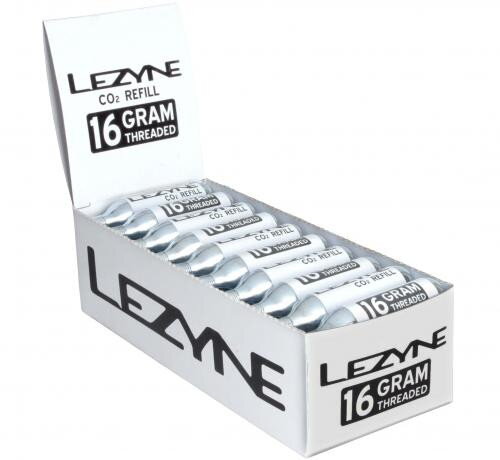 LEZYNE Bombičky CO2 box-30 ks, 16g, závit krabica 30ks