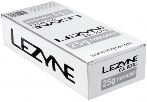 LEZYNE Bombičky CO2 balenie 5 ks, 25g, závit