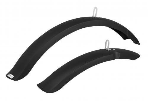 FORCE blatníky - sada CTB 20", plast, kovový úchyt, čierne FORCE blatníky - sada CTB 20", plast, kovový úchyt, čierne