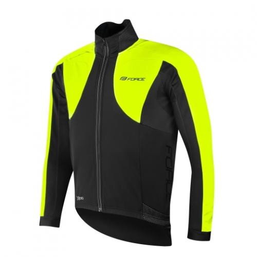 FORCE bunda X100, zimná, čierna-fluo FORCE bunda X100, zimná, čierna-fluo