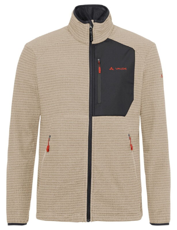 Vaude funkčná bunda Neyland Fleece, pánska, linen Vaude funkčná bunda Neyland Fleece, pánska, linen